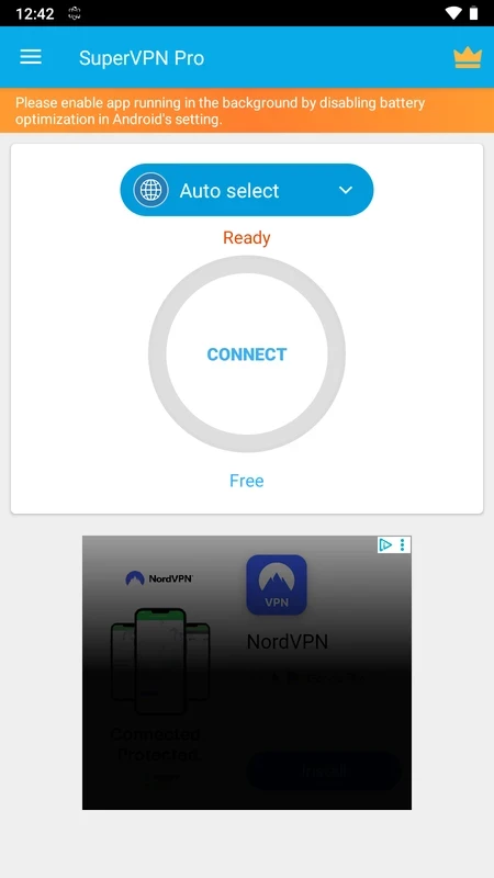 SuperVPN Pro — στιγμιότυπο οθόνης 7